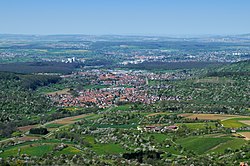 Aerial view of Frickenhausen