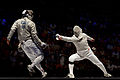 Image 19 2013 World Fencing Championships Photograph: Marie-Lan Nguyen Nikolay Kovalev (R) attacks Áron Szilágyi (L) in the semi-finals of the men's sabre event at the 2013 World Fencing Championships. Although Kovalev won, he lost in the final against Veniamin Reshetnikov. Held in Budapest, Hungary, from 5 to 12 August, the 2013 Championships saw 827 fencers from 101 countries compete. Russia won the most medals (11), followed by Italy (6) and Ukraine (4). More selected pictures