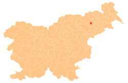 Location of the Municipality of Miklavž na Dravskem Polju in Slovenia