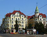 The Art Nouveau Black Eagle Palace in Oradea