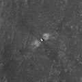 View of Perseverance from orbit shortly after landing (HiRISE)