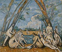 different from: Les Grandes Baigneuses (The Large Bathers) 
