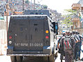 Armoured vehicle of Military Police of Rio de Janeiro State.