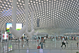 Shenzhen Bao'an International Airport, China by Massimiliano Fuksas (2014)