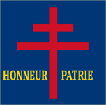 Flag of the Free French government of Chad under Pierre-Olivier Lapie (1940–1942)
