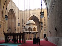 Interior of the mosque, seen from the qibla iwan