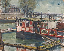 Washhouses on Seine (1937) by Andrus Johani