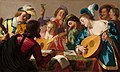 Image 28A group of Renaissance musicians in The Concert (1623) by Gerard van Honthorst (from Renaissance music)