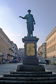 Monument to the Duc de Richelieu, in Odessa