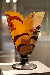Orchid branch vase by Gallé (1900)