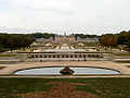 The restored gardens at Vaux-le-Vicomte