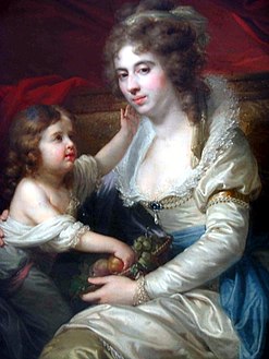 Countess Zavadskaya with her daughter