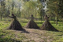 Eco-sculptures "Awakening of forest Mavkas"