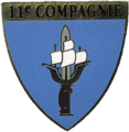 Insignia of the 11th company of the 43rd Infantry Regiment (around 1990)