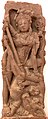 Durga killing Mahishasura, 9th century Sirpur temple, Chhattisgarh.
