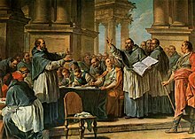image of Augustine and donatists debating