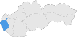 Der kraj Bratislava in der Slowakei