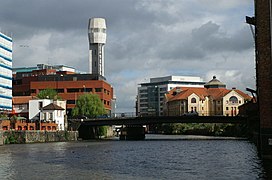 The shot tower from the harbour