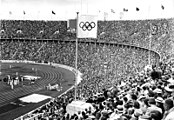 The 1936 Summer Olympics open in Berlin, August 1936
