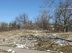 Burchenal Mound in Glenwood Gardens Park