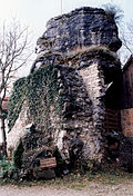 Burgstall Wolkenstein – Reste einer Mauer oder eines Turms