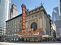 Image 66The Chicago Theatre, a former cinema restored as a live performance venue (photo by Daniel Schwen) (from Portal:Theatre/Additional featured pictures)