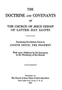 Title page of the 1921 LDS edition