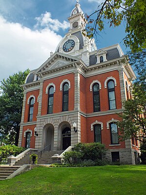 Elk County Courthouse in Ridgway, Pennsylvania