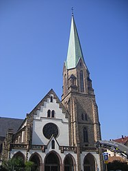 The church in Bischheim