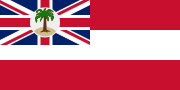 Flag of the Cook Islands Federation from 1893 to June 11, 1901