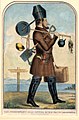 Image 2"Independent Gold Hunter on His Way to California", c. 1850 (from History of California)