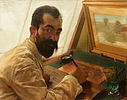 The etcher and printmaker Léopold Lowenstam (1842–1898), a friend and colleague of Lawrence Alma-Tadema