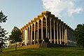 The King Solomon's Temple-style Learning Resource Center / Graduate Center on the campus of Oral Roberts University.