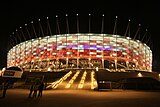 Das Stadion in Warschau