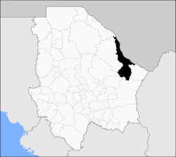 Municipality of Ojinaga in Chihuahua