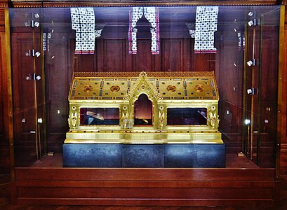 The shrine and reliquary of Saint Madeleine-Sophie Barat, founder of the Society of the Sacred Heart
