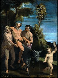 Pomponio Amidano: Drunken Silenus on an Ass, c. 1600 (Blanton Museum of Art, Austin)