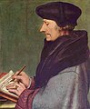 Hans Holbein der Jüngere: Schreibender Erasmus von Rotterdam (1523)