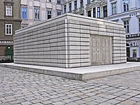 Rachel Whiteread, Holocaust Monument, 2000, Judenplatz, Vienna