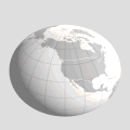 Image 28Ellipsoid - a mathematical representation of the Earth. When mapping in geodetic coordinates, a latitude circle forms a truncated cone. (from Geodesy)