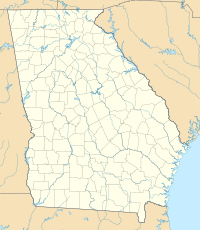 Map showing the location of Tallulah Gorge State Park