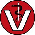 The V-form as a symbol of veterinary medicine.