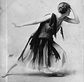 During the 1920s, women aimed to hide their curves, bobbed their hair and wore bold makeup.[154] The feminine ideal was no longer "frail and sickly" like in the Victorian era, so women danced and did sports.[155]