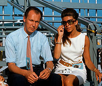 Vittorio Emanuele and Marina Doria, Cape Canaveral, 16 July 1969 (Apollo 11)