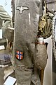 Close-up of the armband and flag; Lofoten War Museum, Norway.