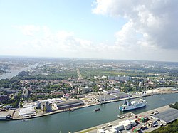 Aerial view of Nowy Port