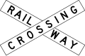 (R6-24) Railway Crossing