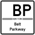 Belt Parkway marker