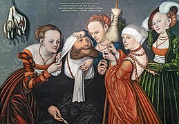 Painting of Lucas Cranach the Elder at Bemberg Foundation