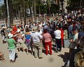 Late morning community singing, in Spanish (organised by the local council).